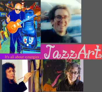 Jazz Artists bring it on home to exhibit at Briar Patch Cafe with music of Bill Douglass, Nora Nausbaum and inya eeya