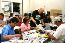 E.J. Gold offers watercolor, drawing, sculpture & charcoal classes