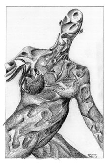 E.J. Gold's Jinjer Rojjers character from his book Darkside Dreamwalker