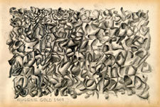 E.J. Gold's 1949 Pencil Abstract