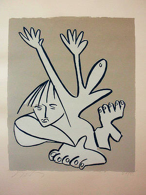 Flying Boobs, 1991 by E.J. Gold