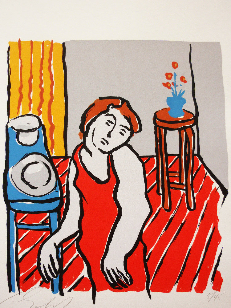 Horn Player at the Blue Note, 1991 by E.J. Gold