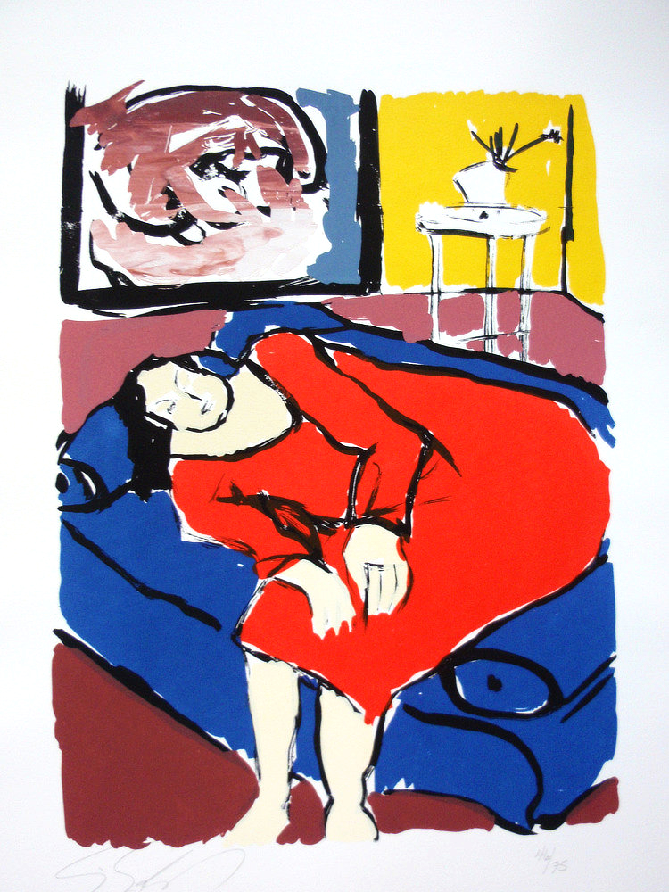 Horn Player at the Blue Note, 1991 by E.J. Gold
