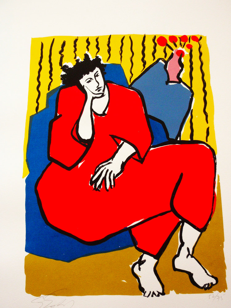 Horn Player at the Blue Note, 1991 by E.J. Gold